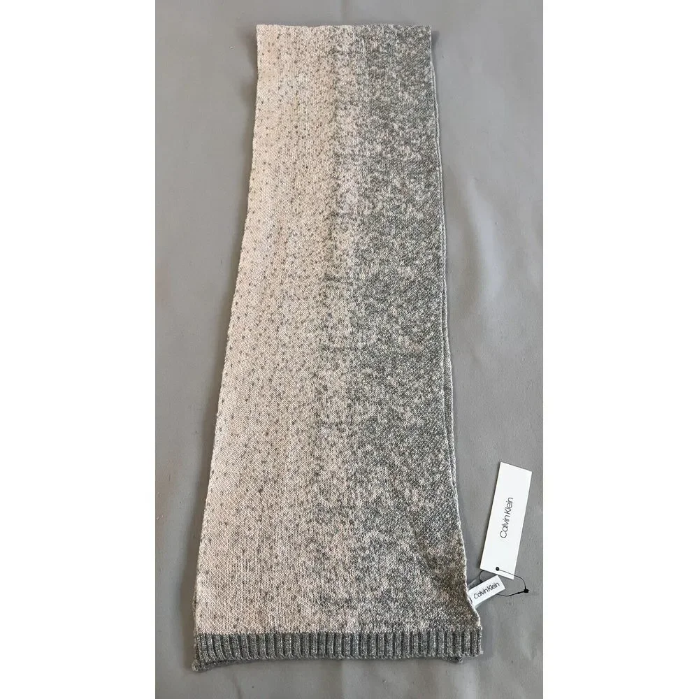 Calvin Klein Pink And Silver Sparkle‎ Scarf Nice Condition Labeled 70